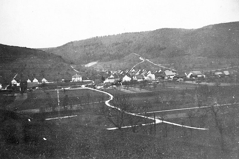 ca. 1950 Blick vom Sonnenberg nach Süden